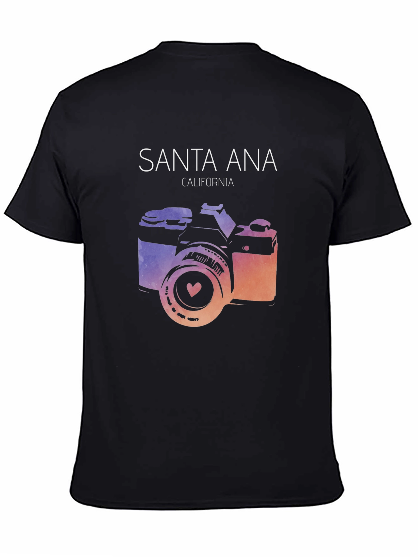 Santa Ana California Camera Graphic Tee