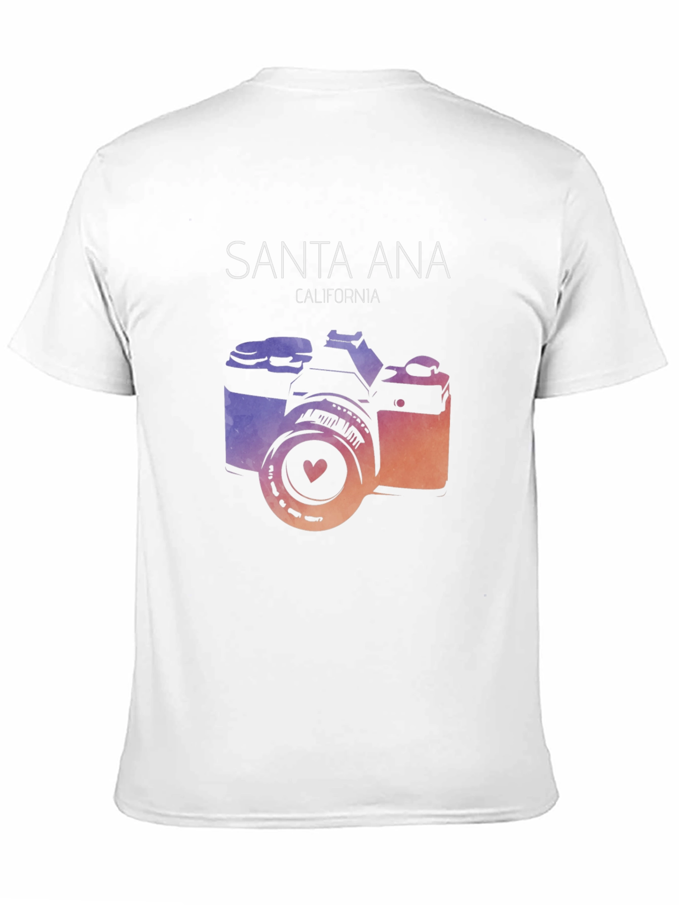 Santa Ana California Camera Graphic Tee