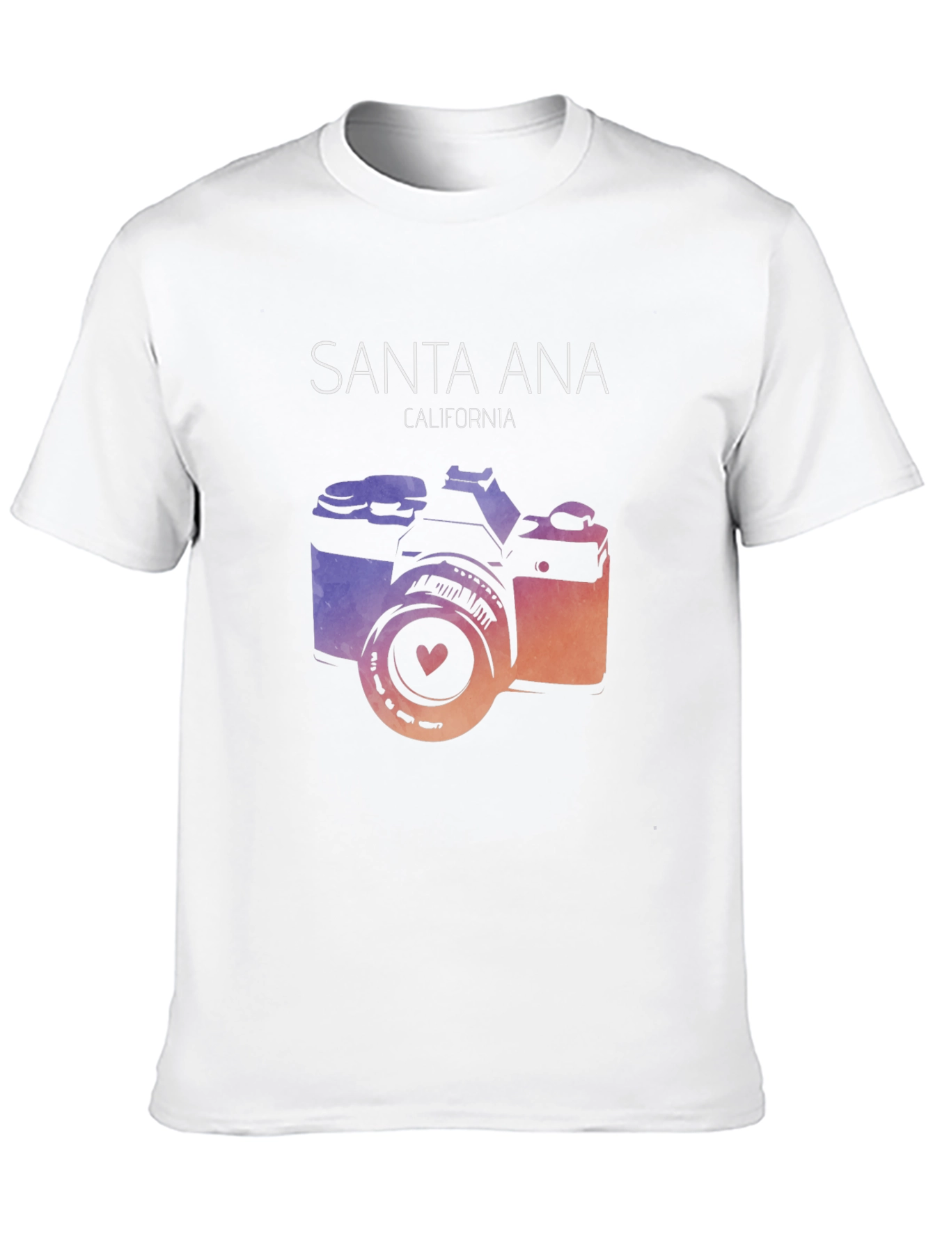 Santa Ana California Camera Graphic Tee