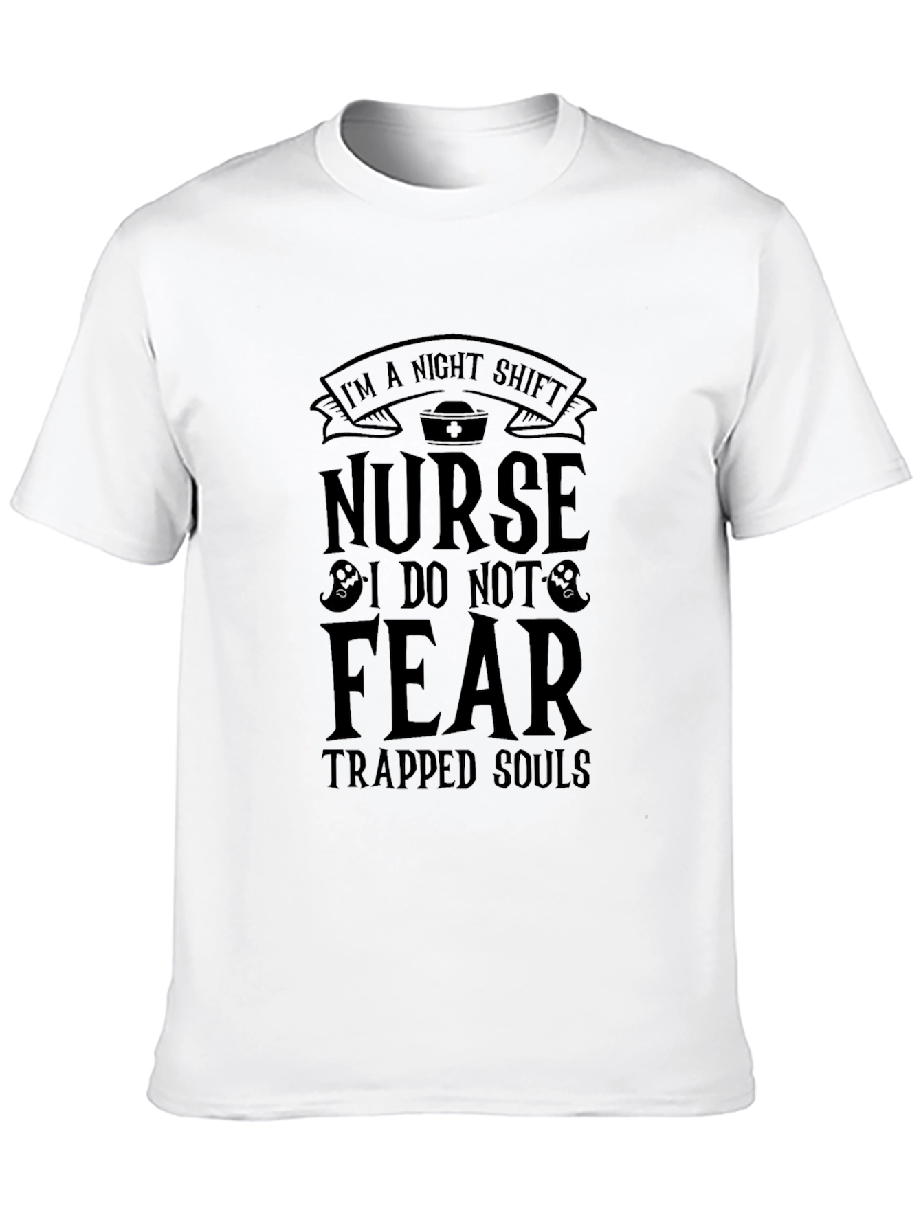 Night Shift Nurse T-Shirt - Trapped Souls