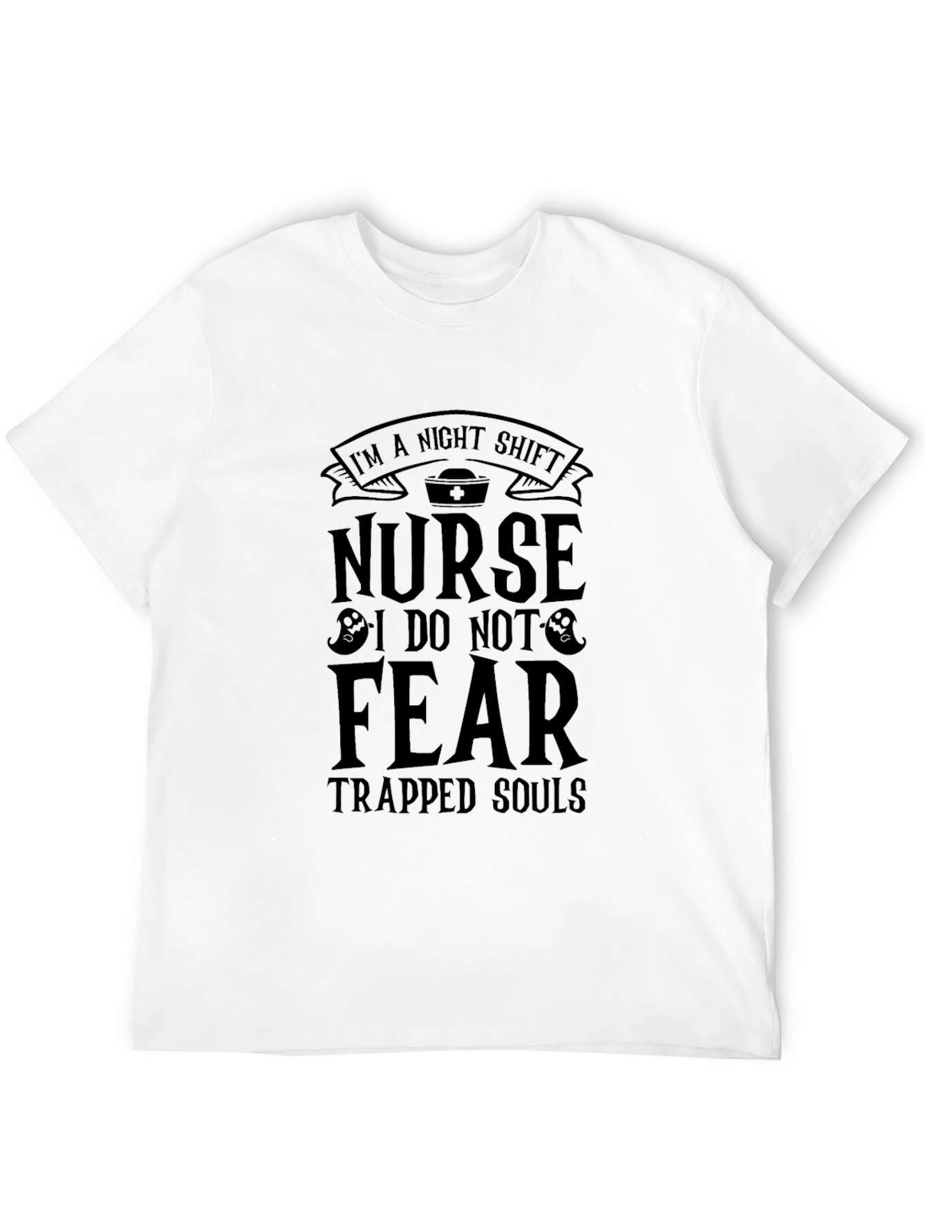 Night Shift Nurse T-Shirt - Trapped Souls