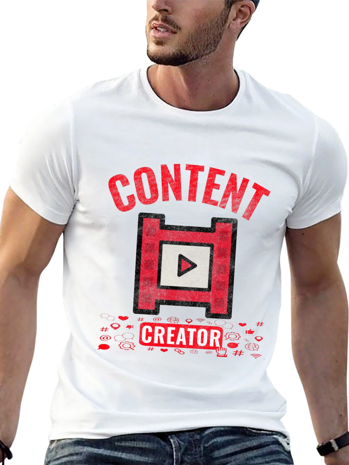 Content Creator Graphic Tee - Black