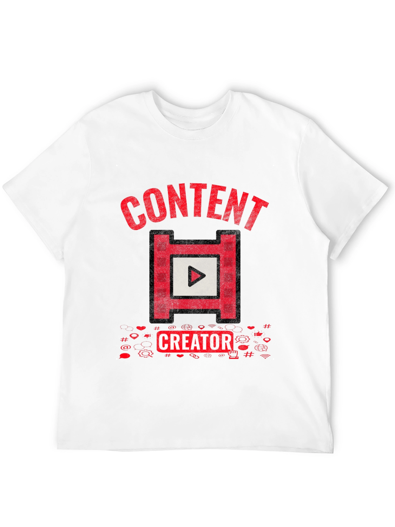 Content Creator Graphic Tee - Black