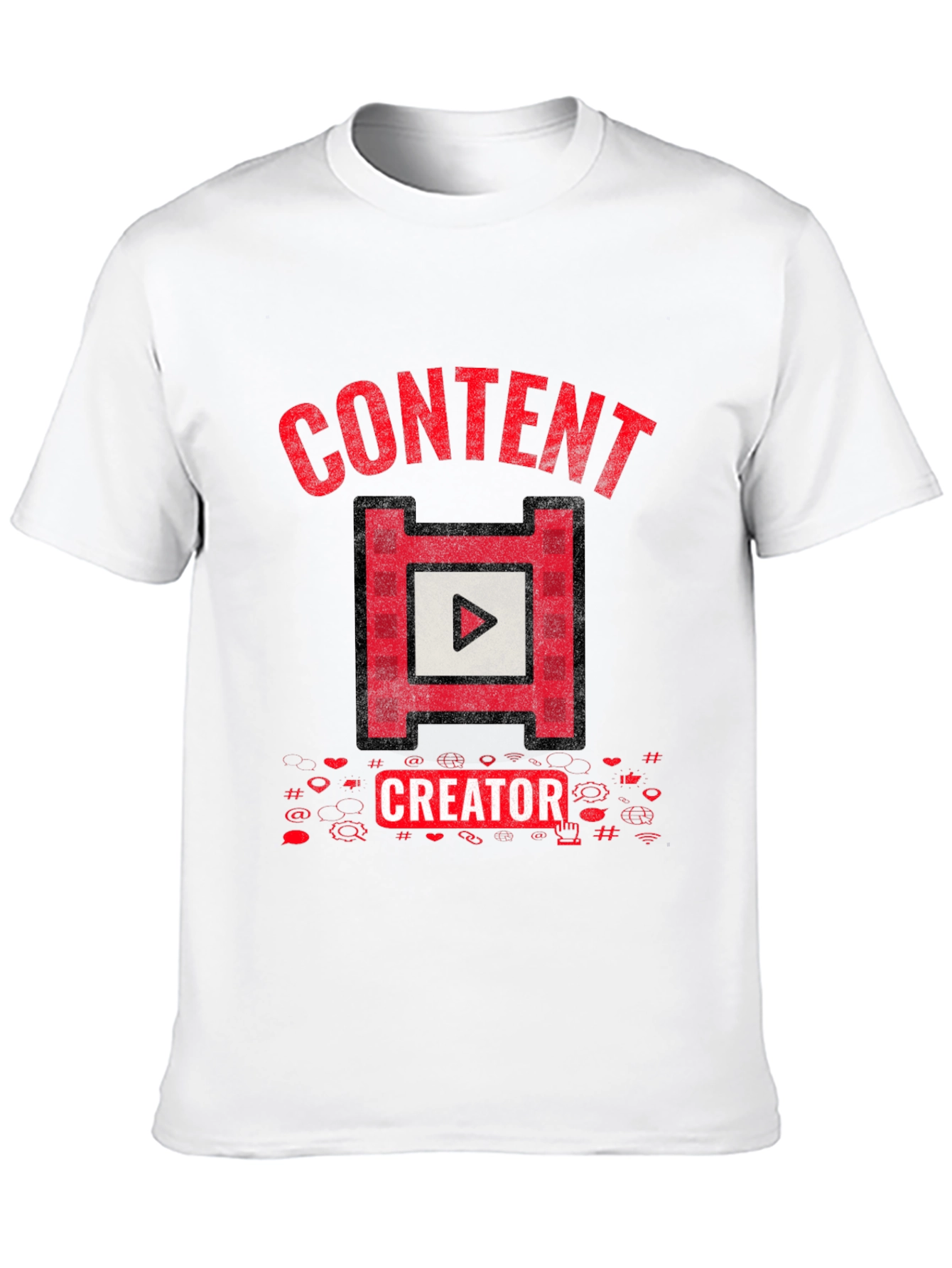 Content Creator Graphic Tee - Black