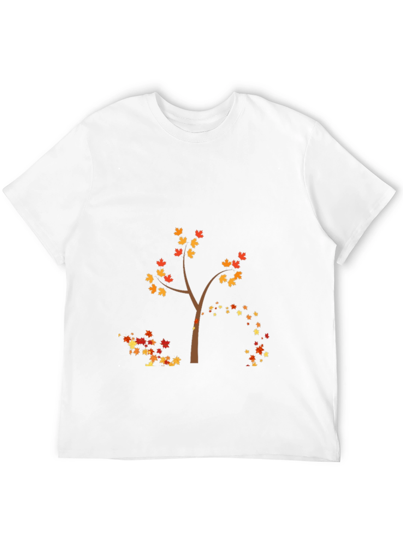 Autumn Tree Graphic Tee - Black