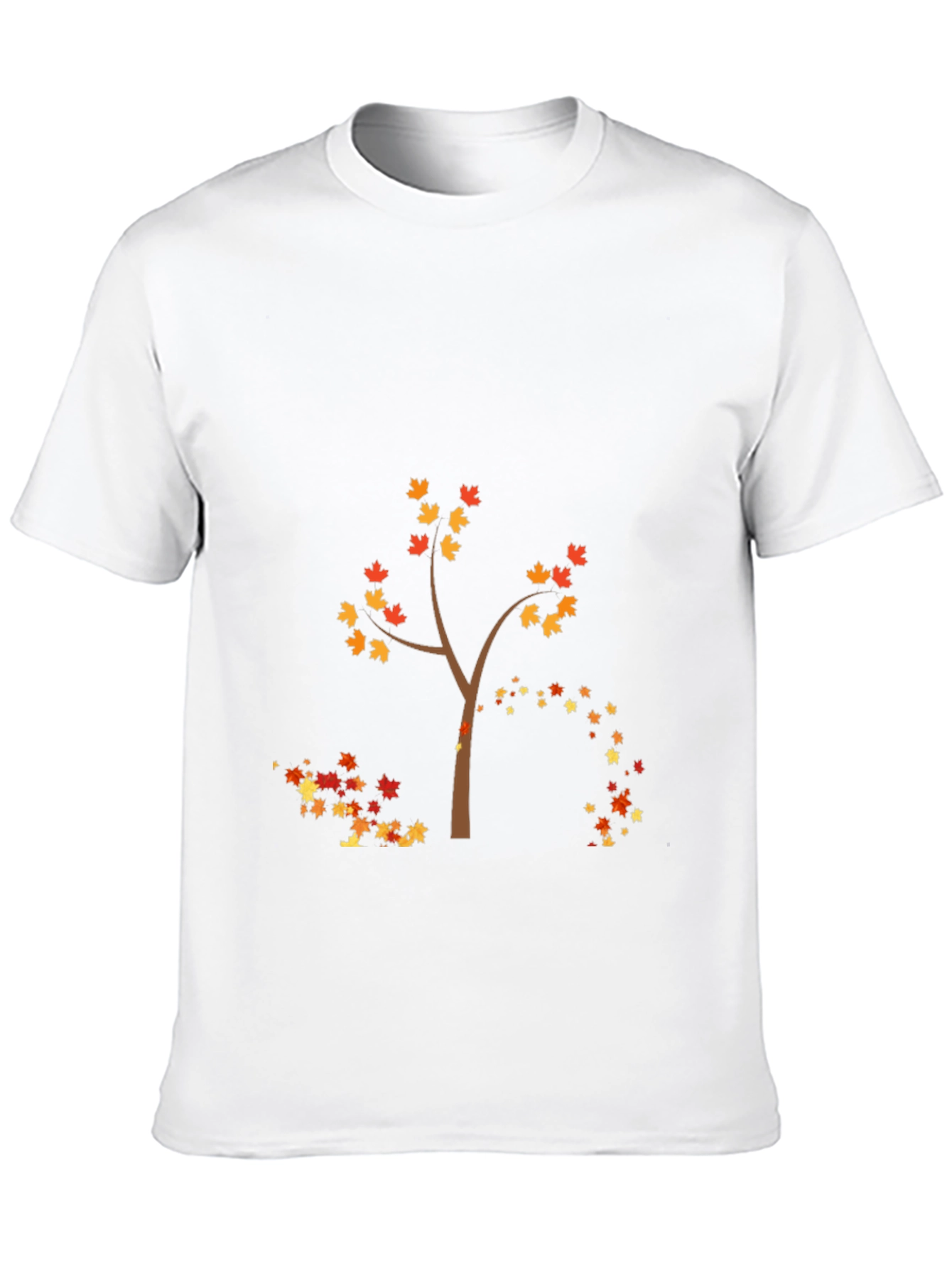 Autumn Tree Graphic Tee - Black