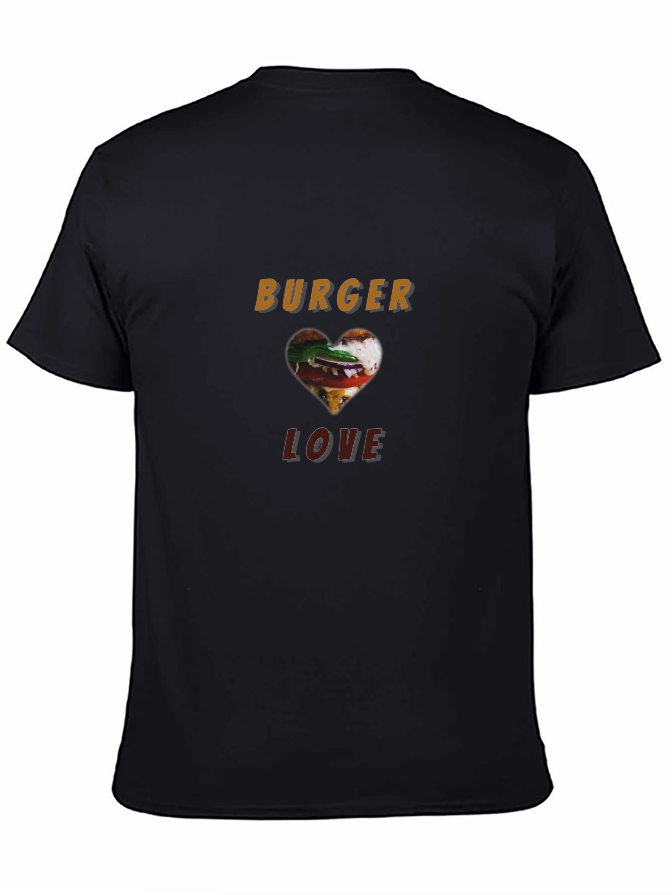 Burger Love Black Graphic Tee