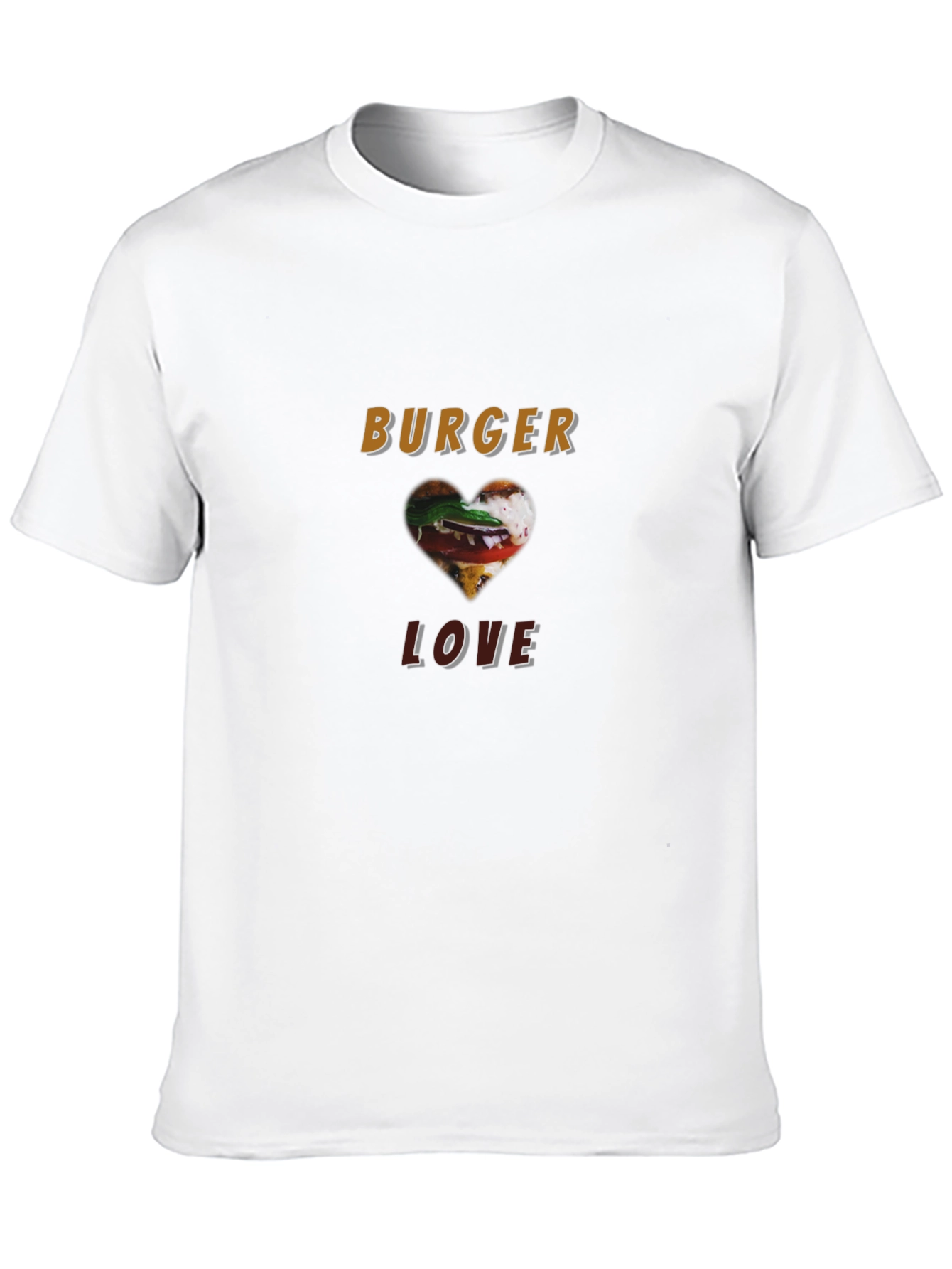 Burger Love Black Graphic Tee