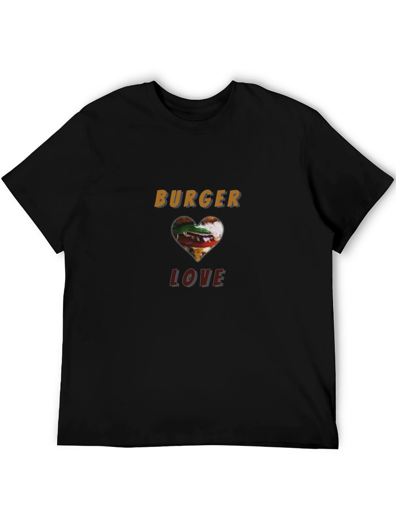Burger Love Black Graphic Tee