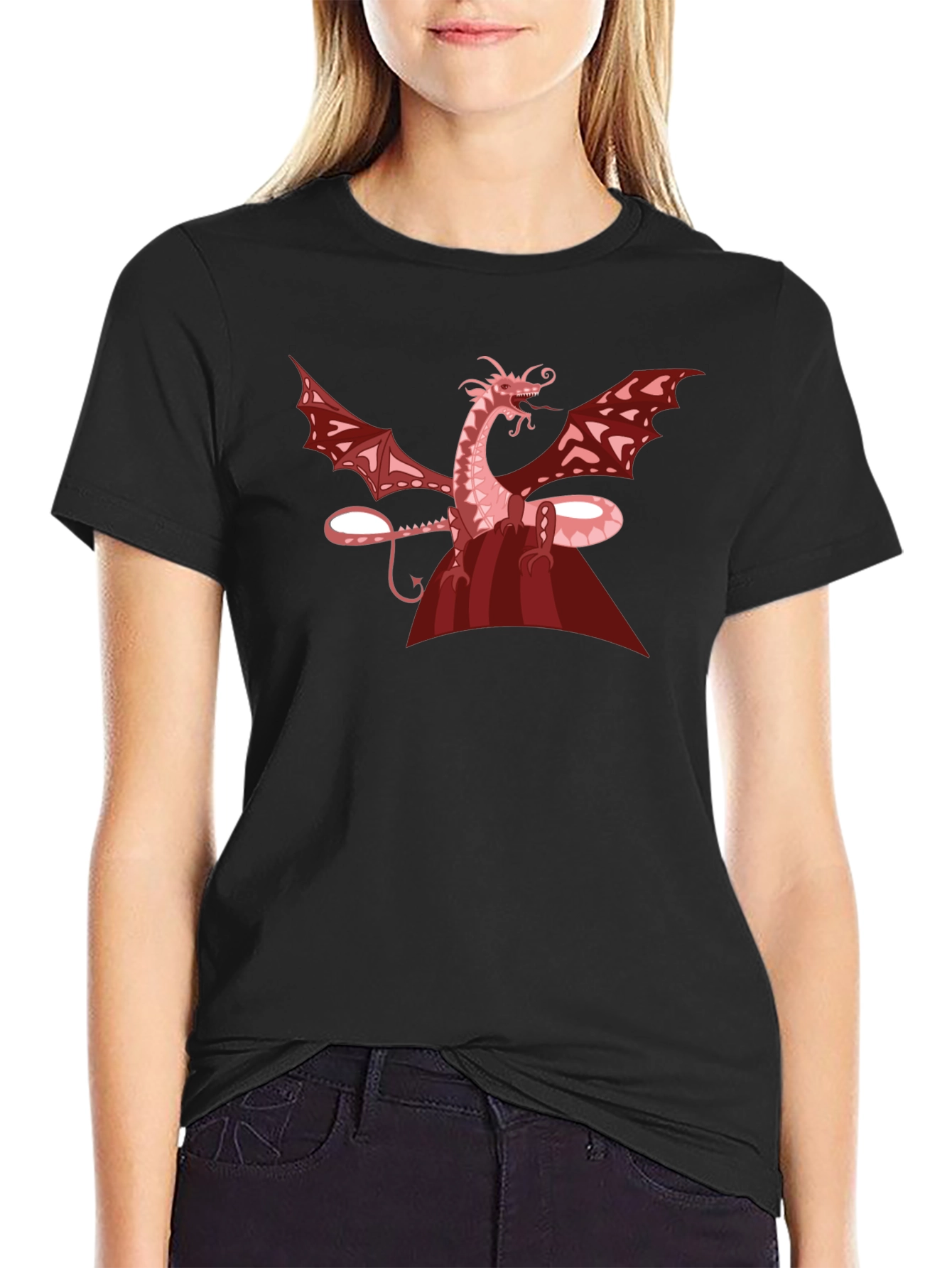 Dragon Graphic Tee - Unique Fantasy Design
