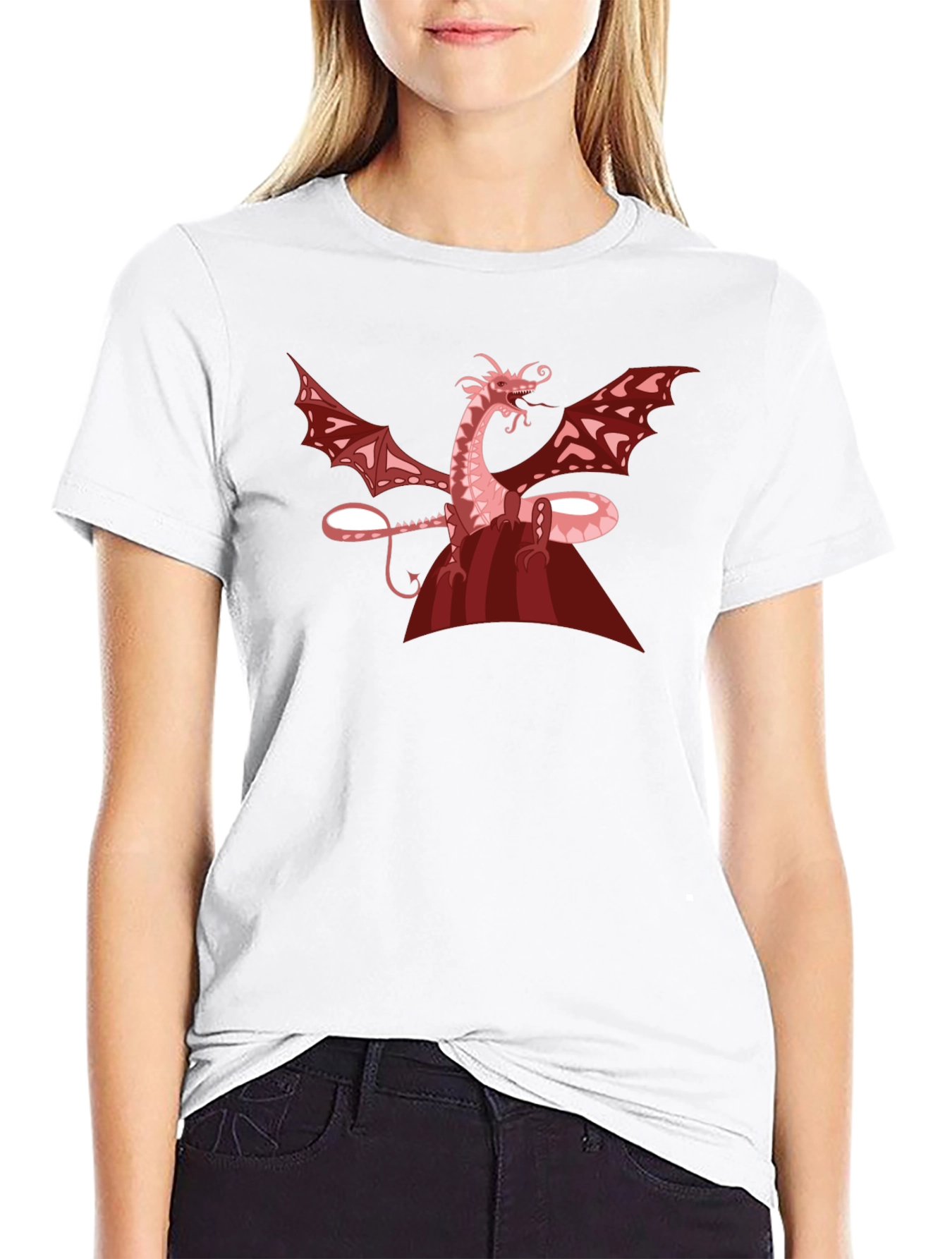 Dragon Graphic Tee - Unique Fantasy Design