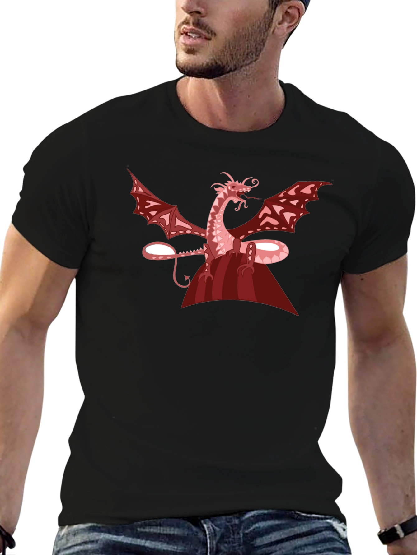 Dragon Graphic Tee - Unique Fantasy Design