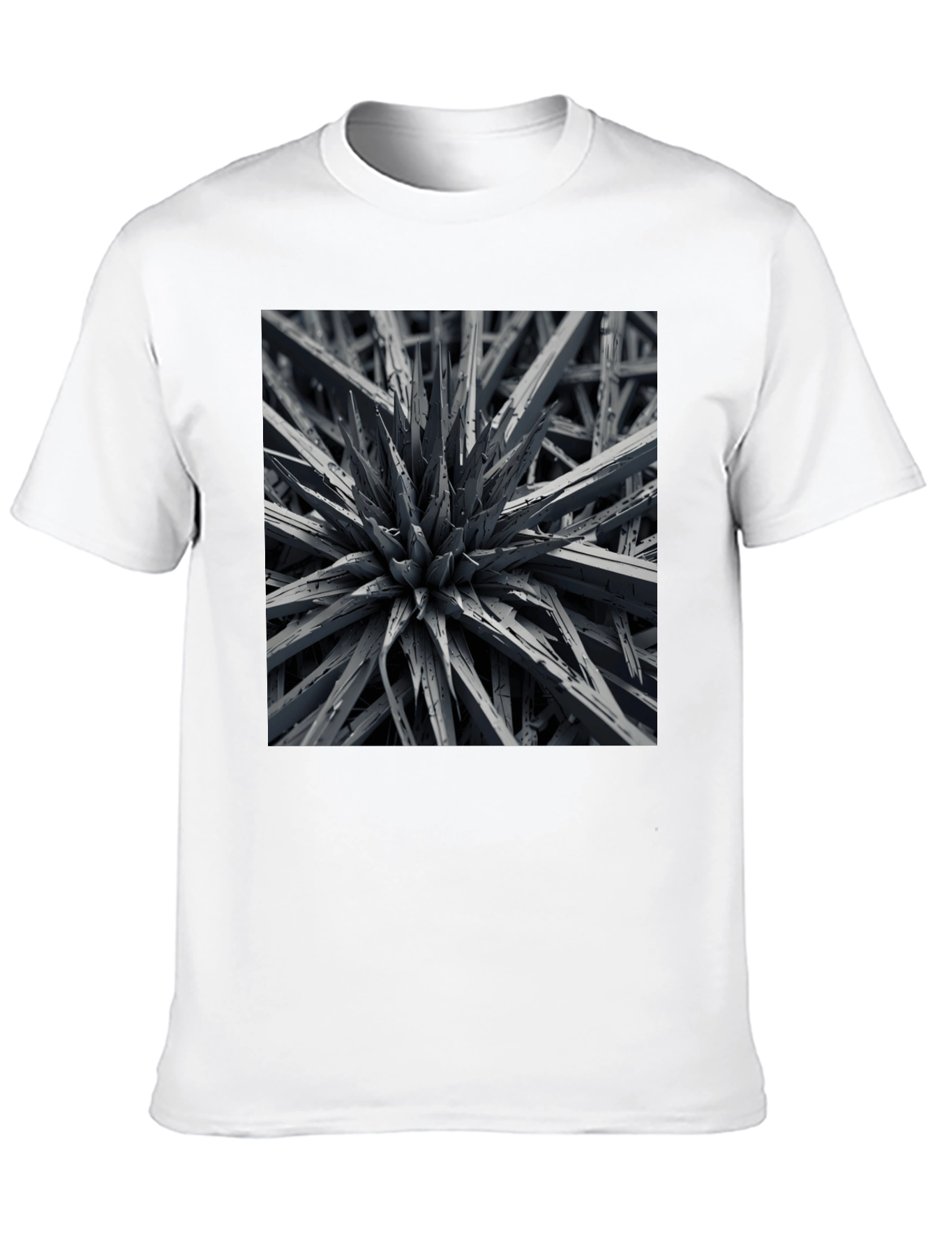 Abstract Geometric Graphic T-Shirt