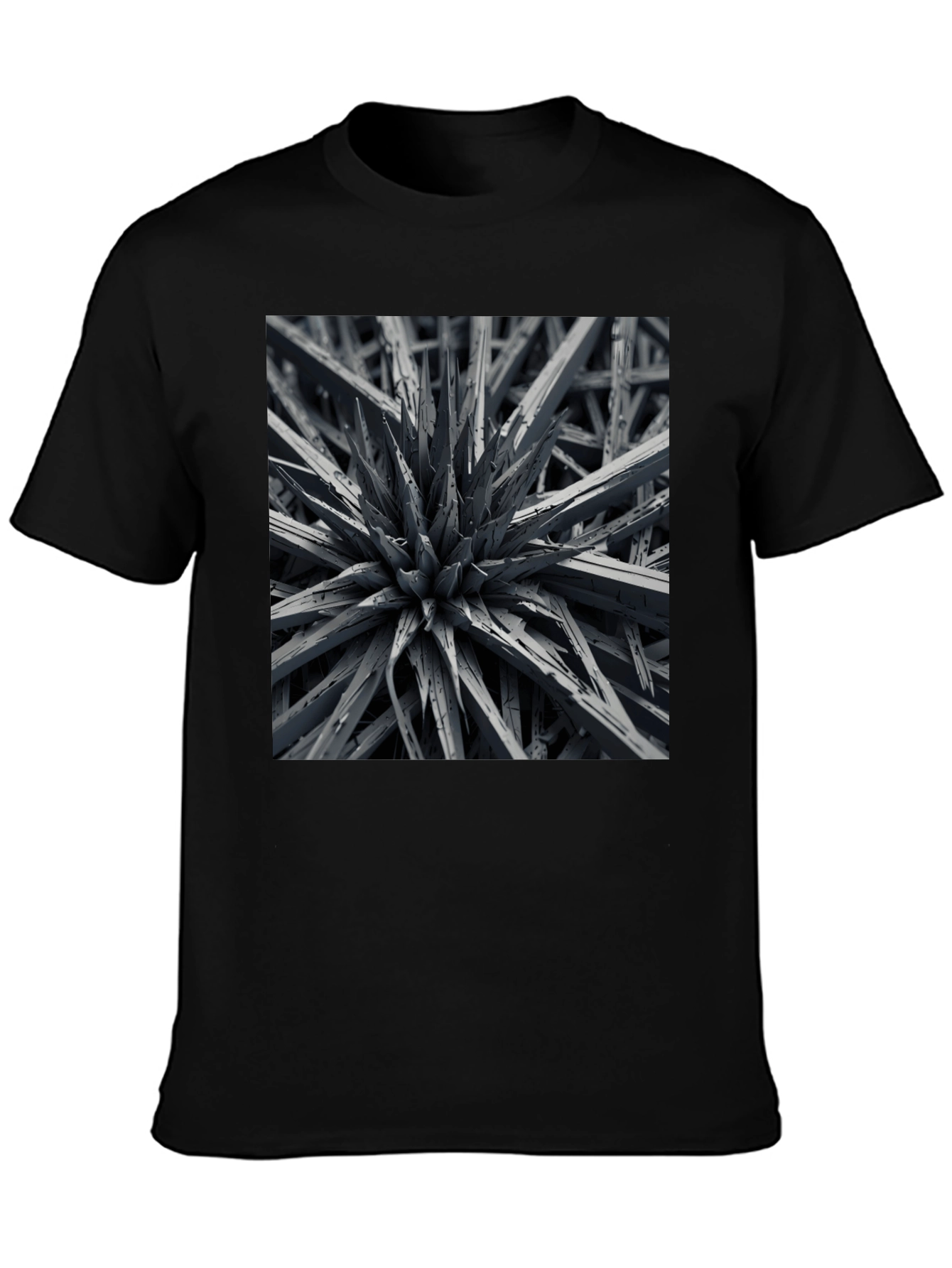 Abstract Geometric Graphic T-Shirt