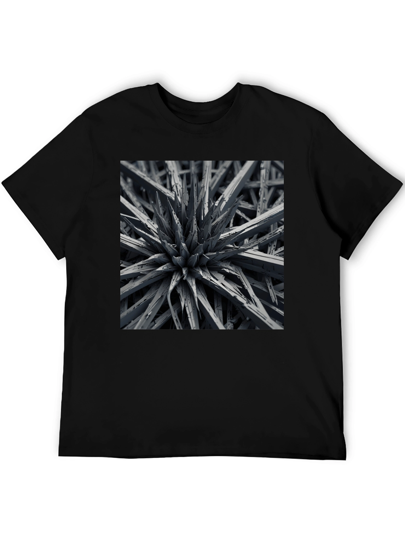 Abstract Geometric Graphic T-Shirt