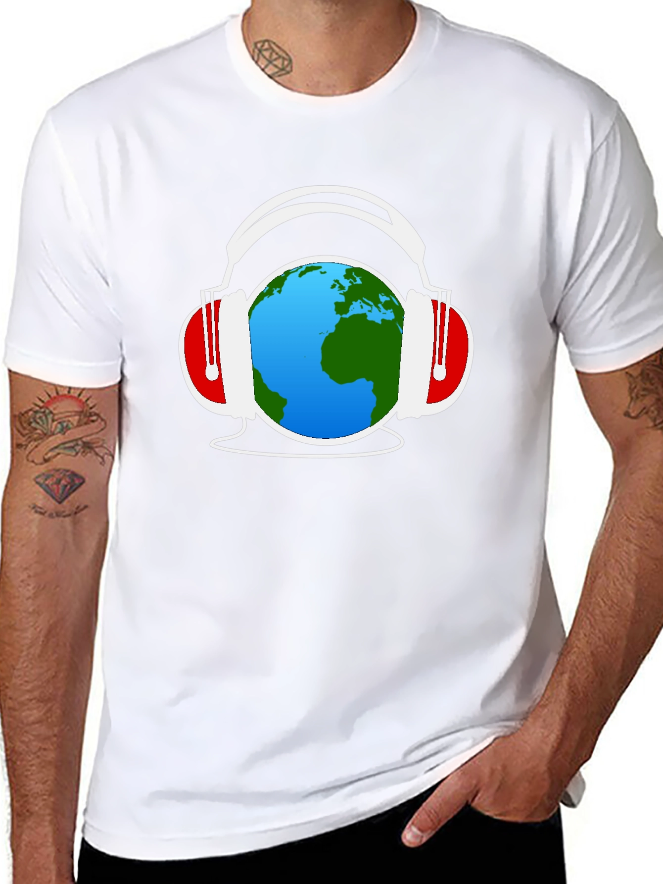 World Music T-Shirt - Global DJ Tee