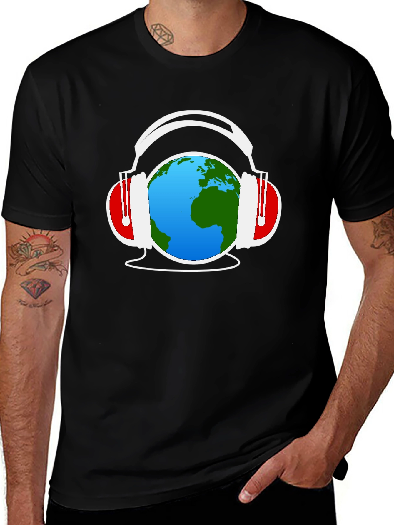 World Music T-Shirt - Global DJ Tee
