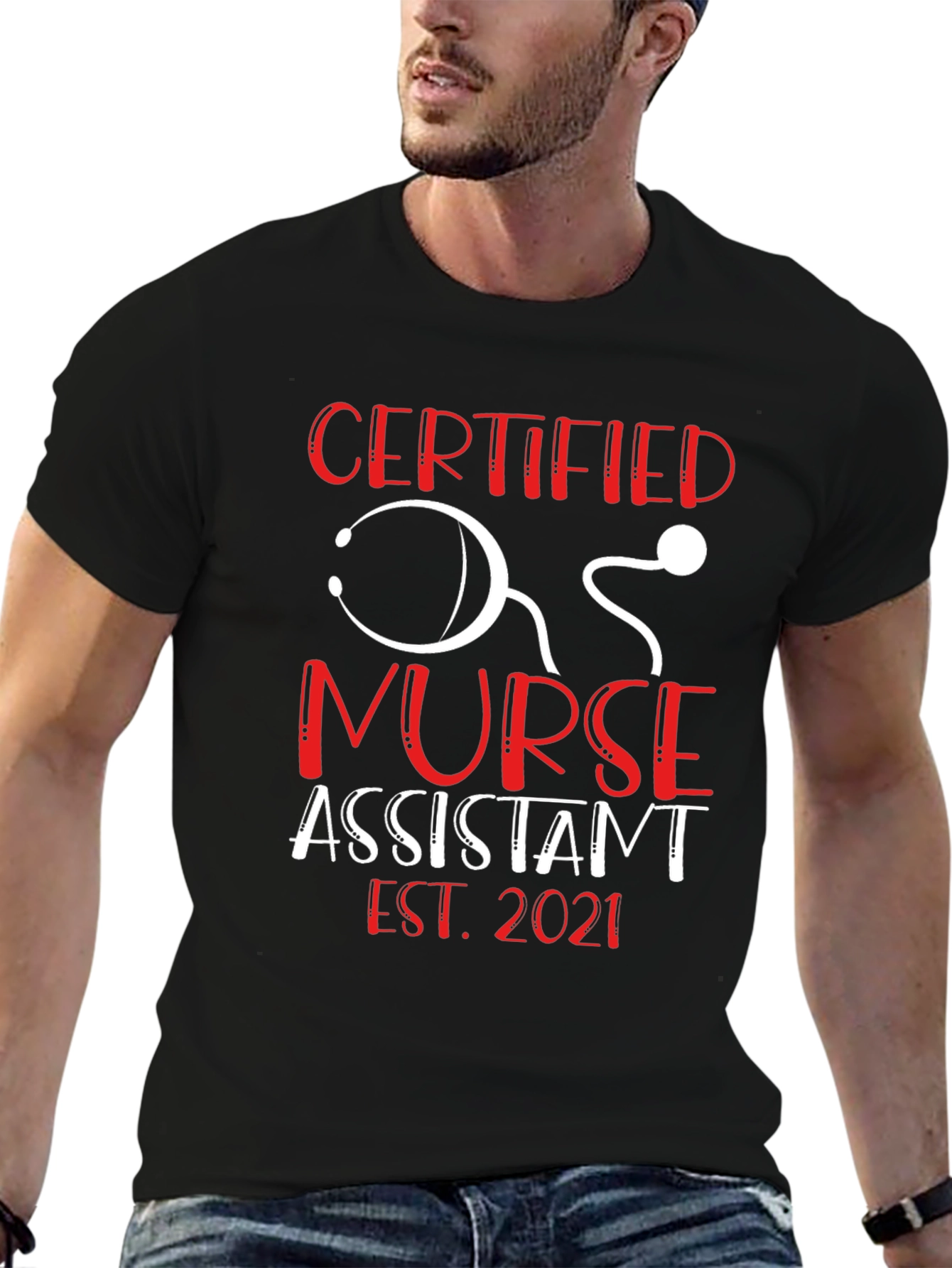 Certified Nurse Assistant T-Shirt - Est. 2021