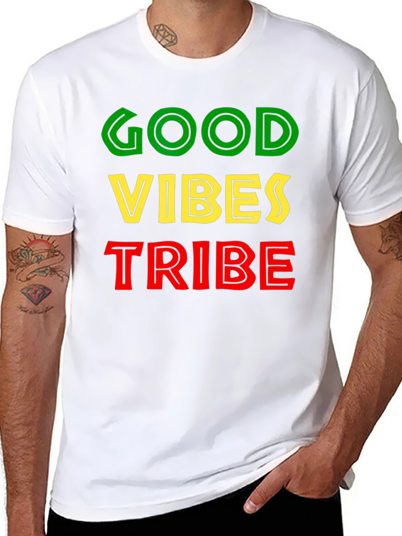 Good Vibes Tribe T-Shirt - Reggae Style