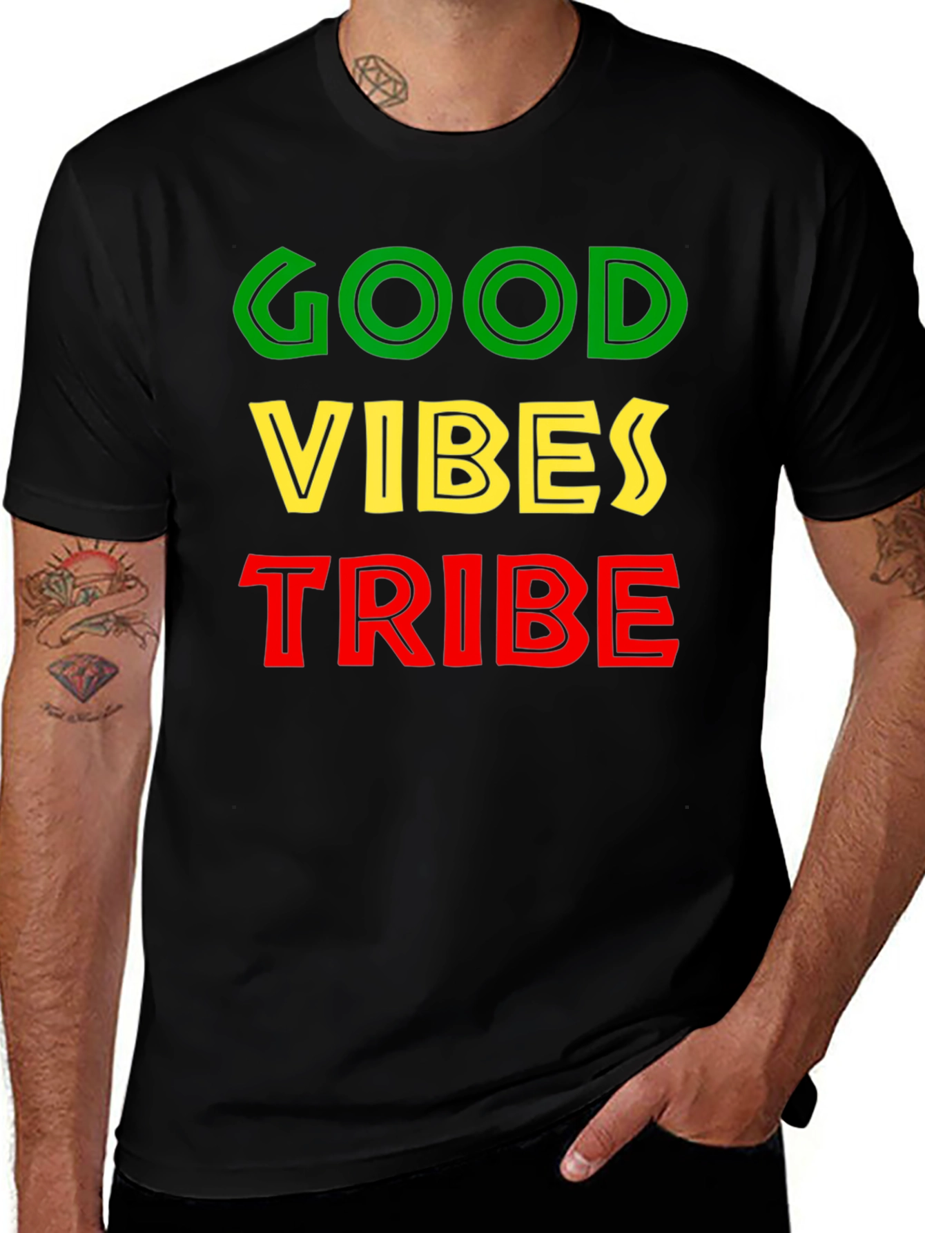 Good Vibes Tribe T-Shirt - Reggae Style