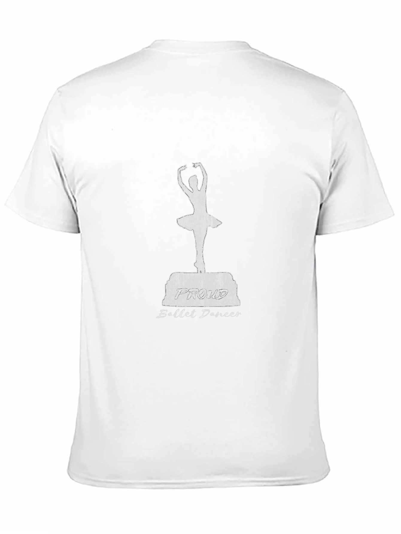 Ballet Dancer Graphic Tee - Distressed Style