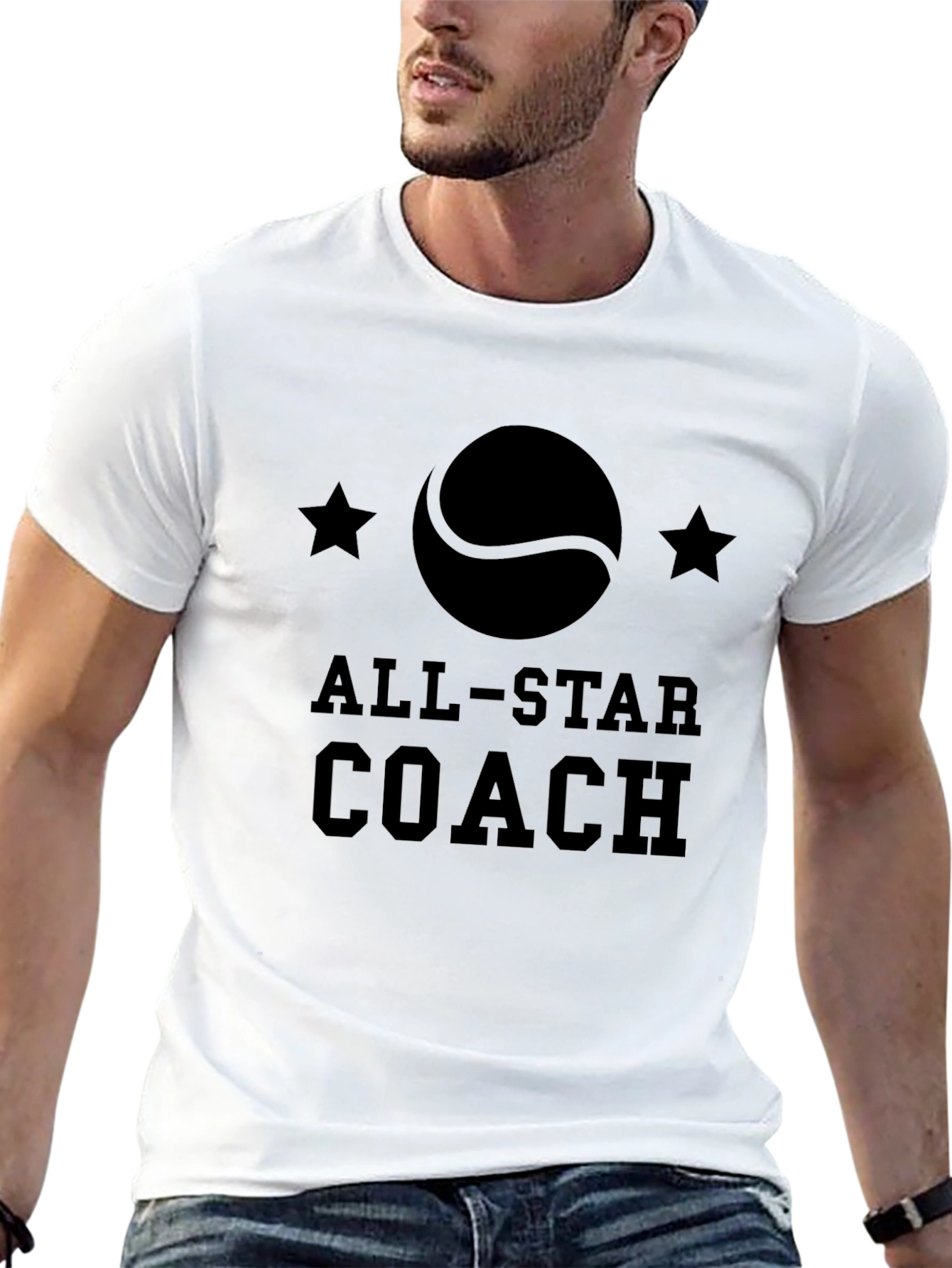 All-Star Coach Black Graphic T-Shirt