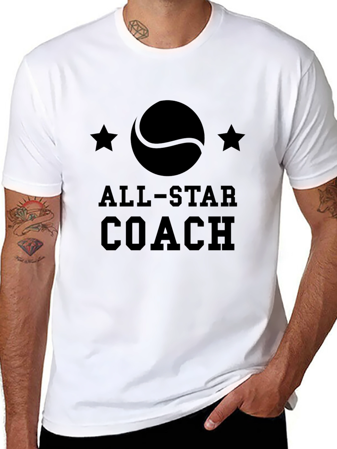 All-Star Coach Black Graphic T-Shirt