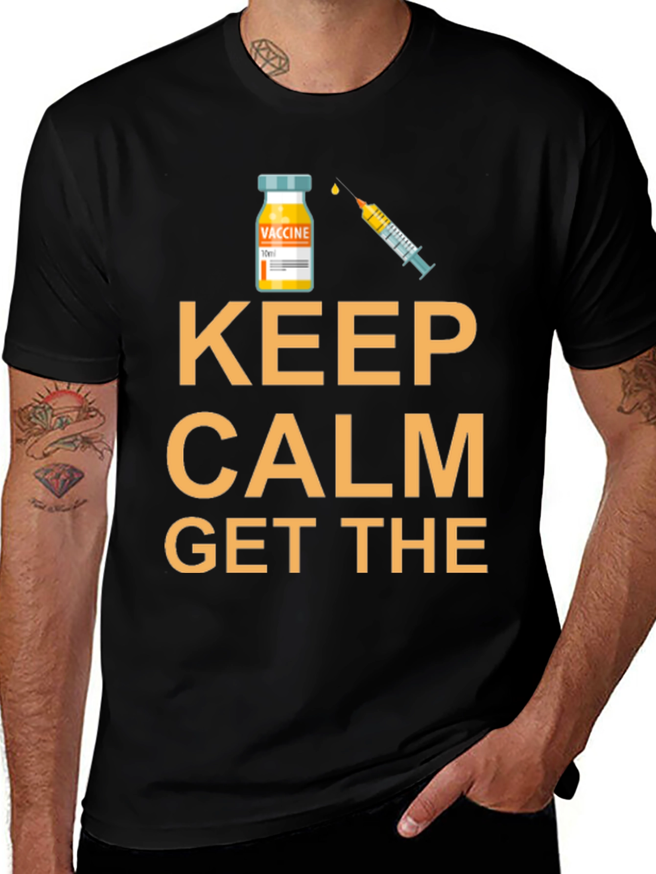 Keep Calm Get The Vaccine T-Shirt