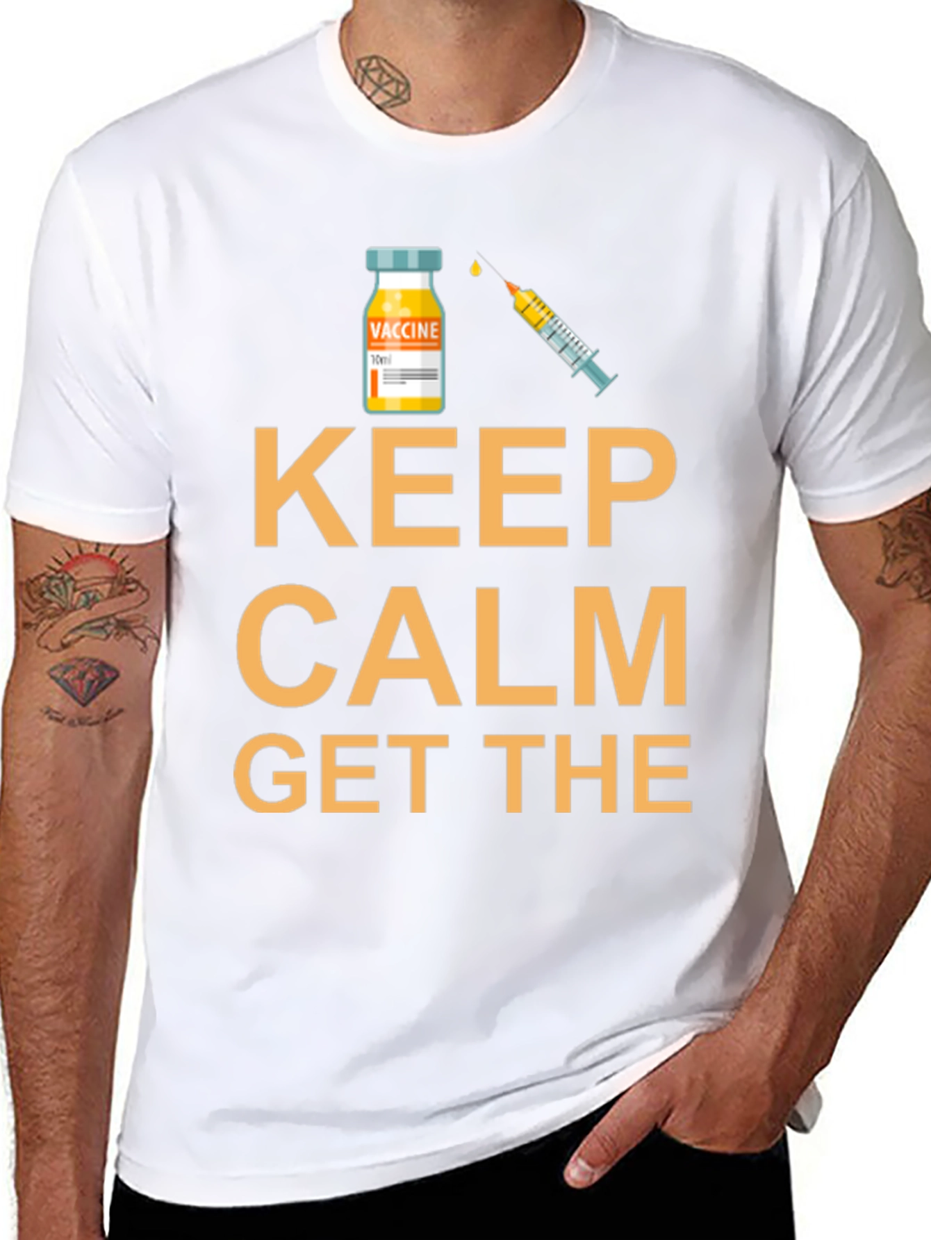 Keep Calm Get The Vaccine T-Shirt