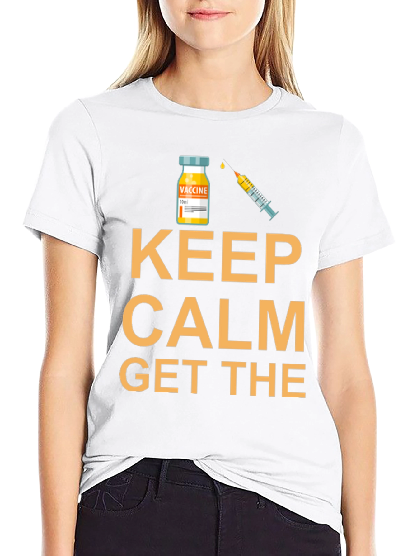 Keep Calm Get The Vaccine T-Shirt