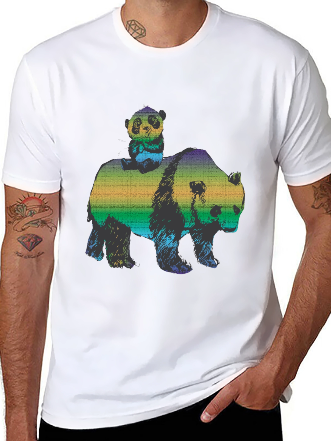 Panda Ride Graphic Tee