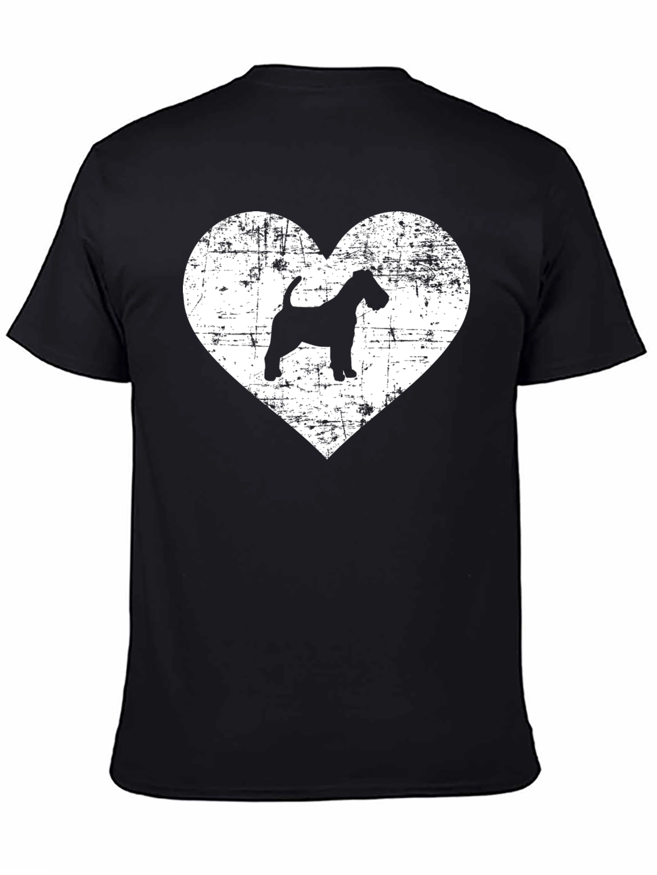 Dog Breed Heart Graphic Tee - Black