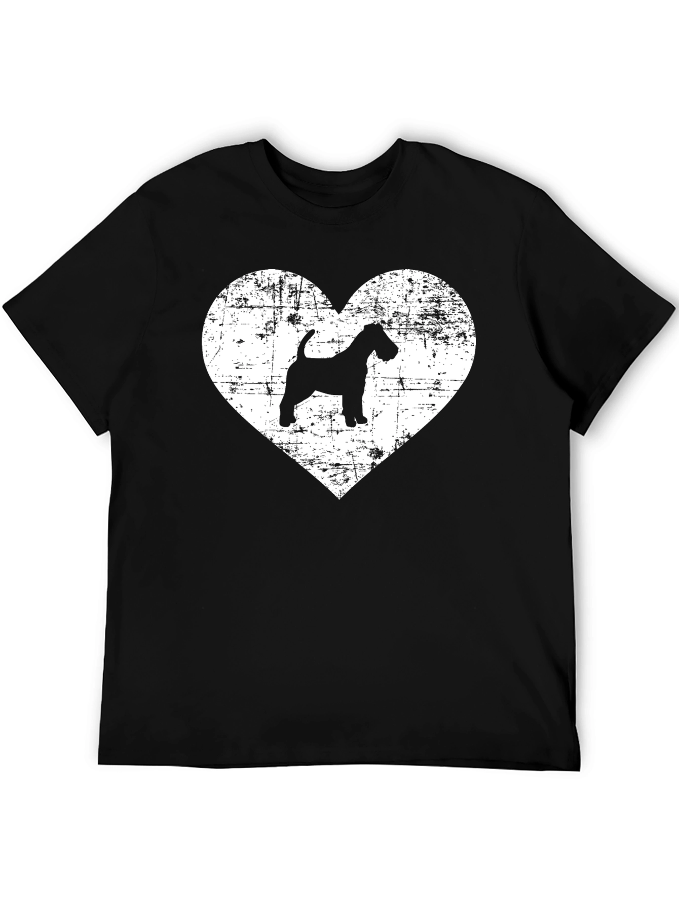 Dog Breed Heart Graphic Tee - Black