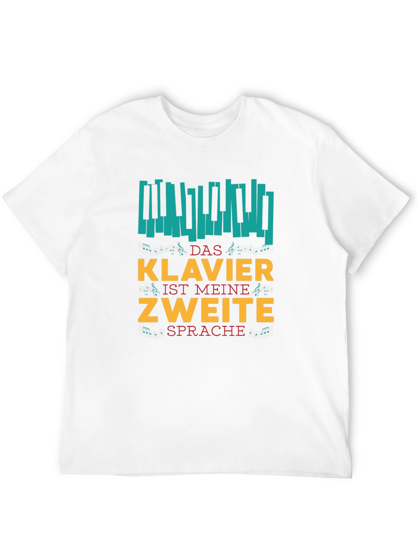 Klavier Ist Meine Zweite Sprache Graphic Tee