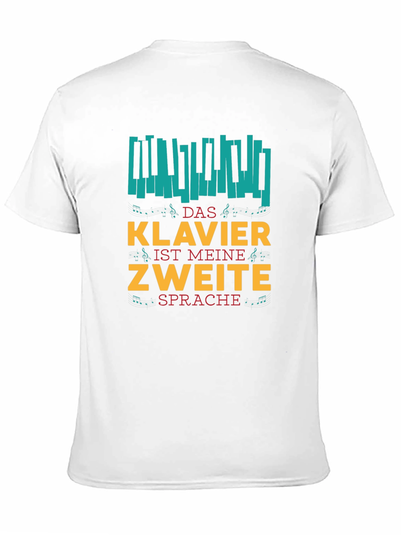 Klavier Ist Meine Zweite Sprache Graphic Tee