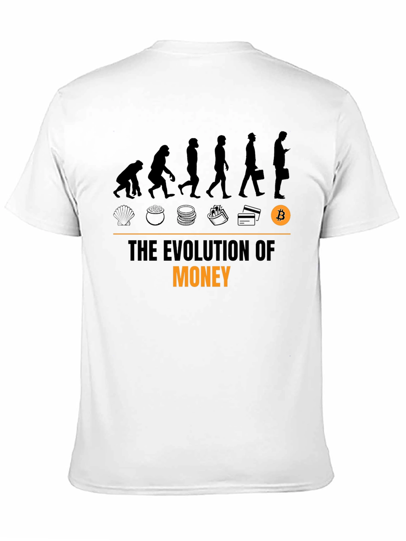 Evolution of Money Bitcoin T-Shirt