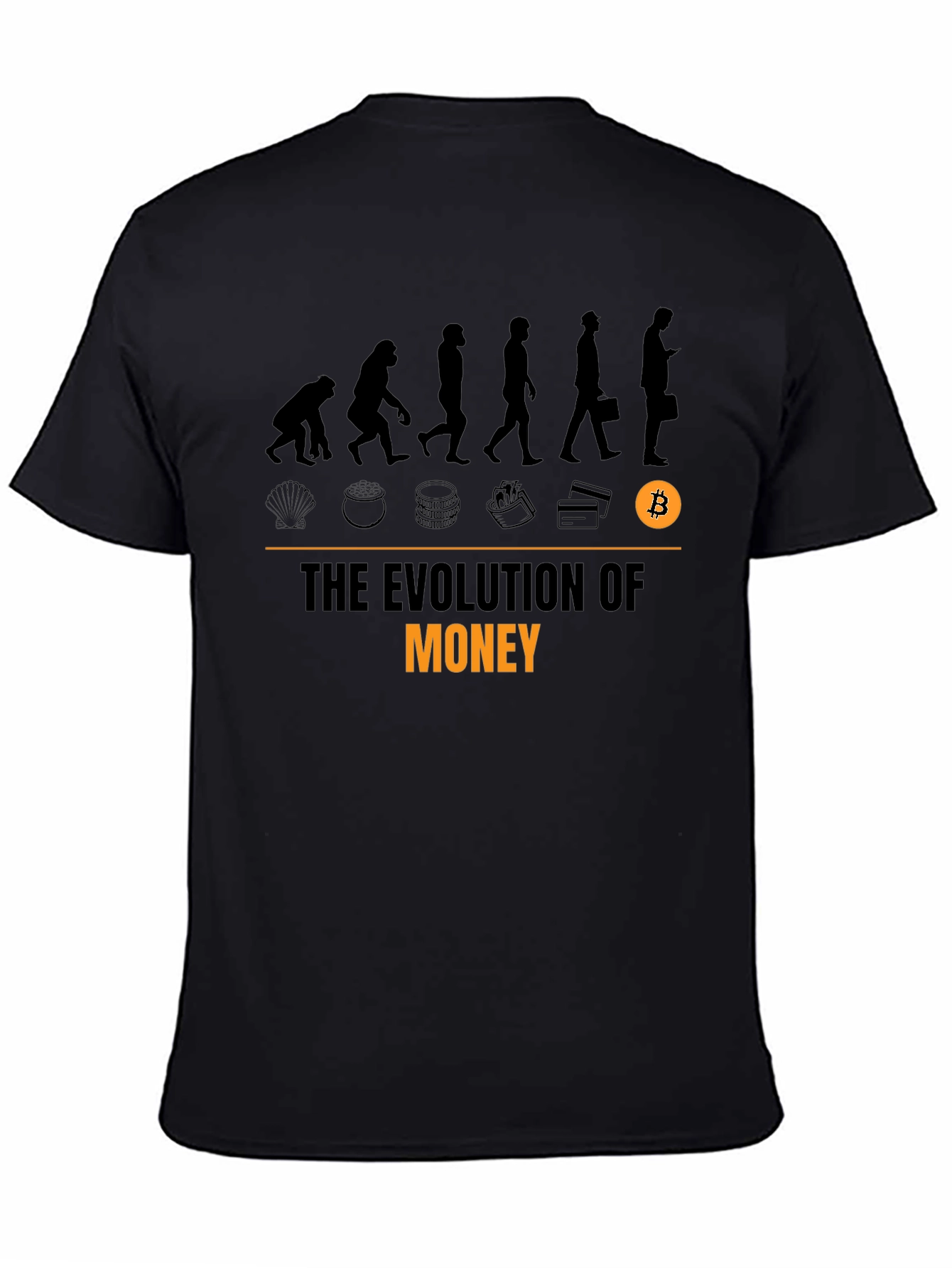 Evolution of Money Bitcoin T-Shirt