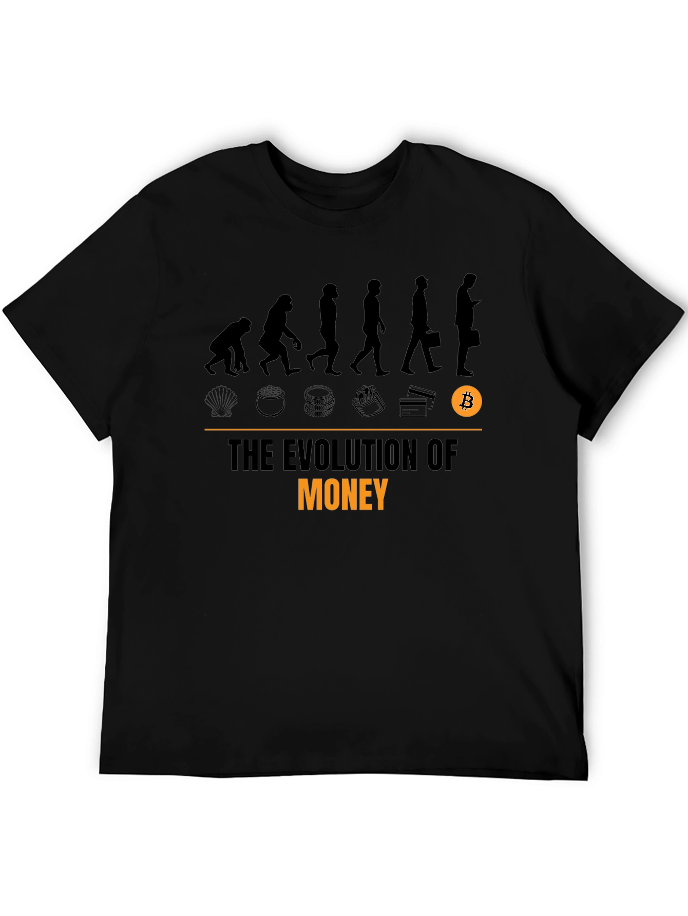 Evolution of Money Bitcoin T-Shirt