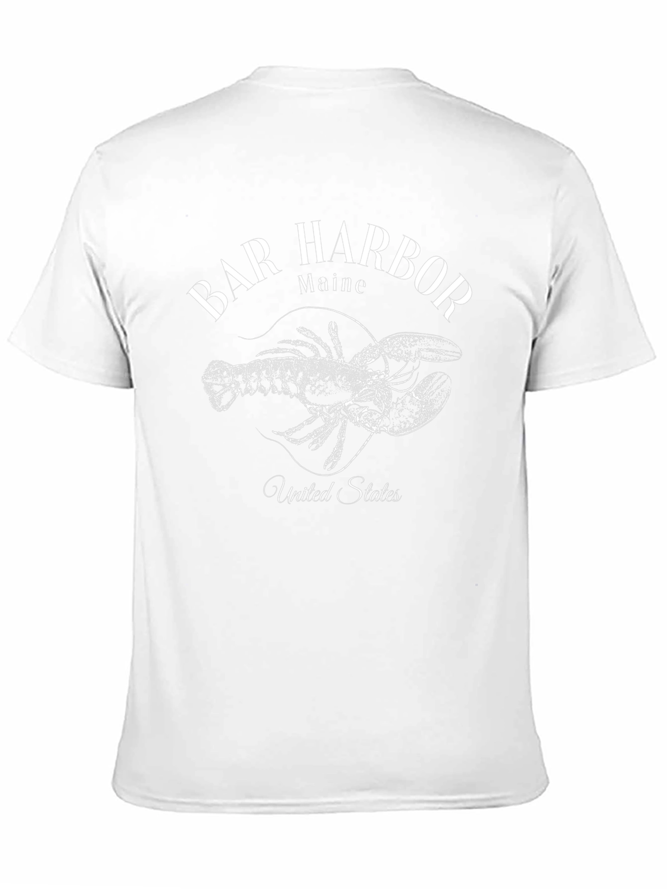 Bar Harbor Maine Lobster Graphic Tee - Black