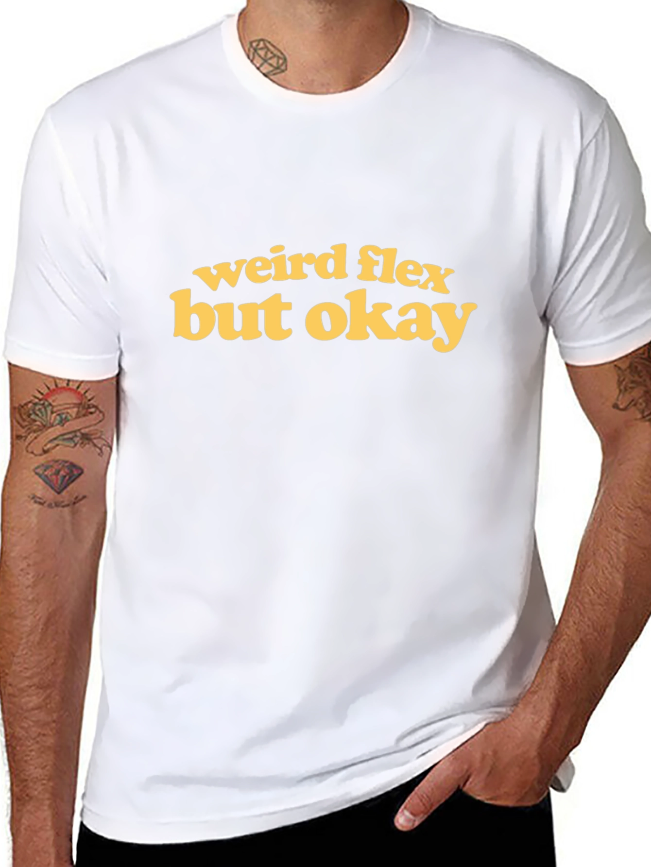 Weird Flex But Okay Graphic Tee - Mens T-Shirt