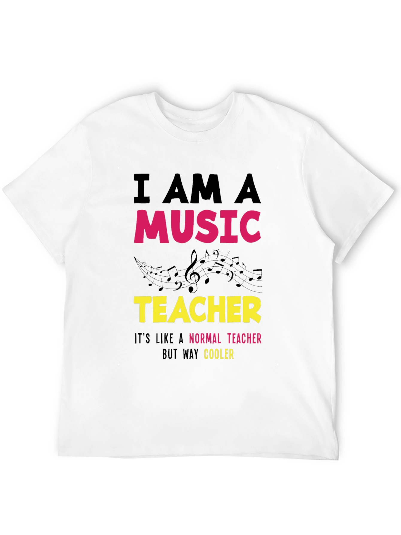 Music Teacher T-Shirt - Way Cooler Than Normal!