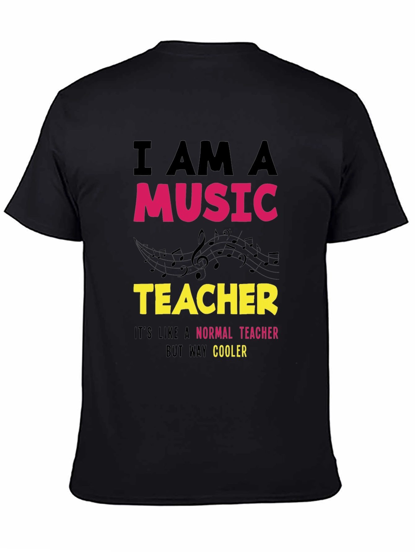 Music Teacher T-Shirt - Way Cooler Than Normal!