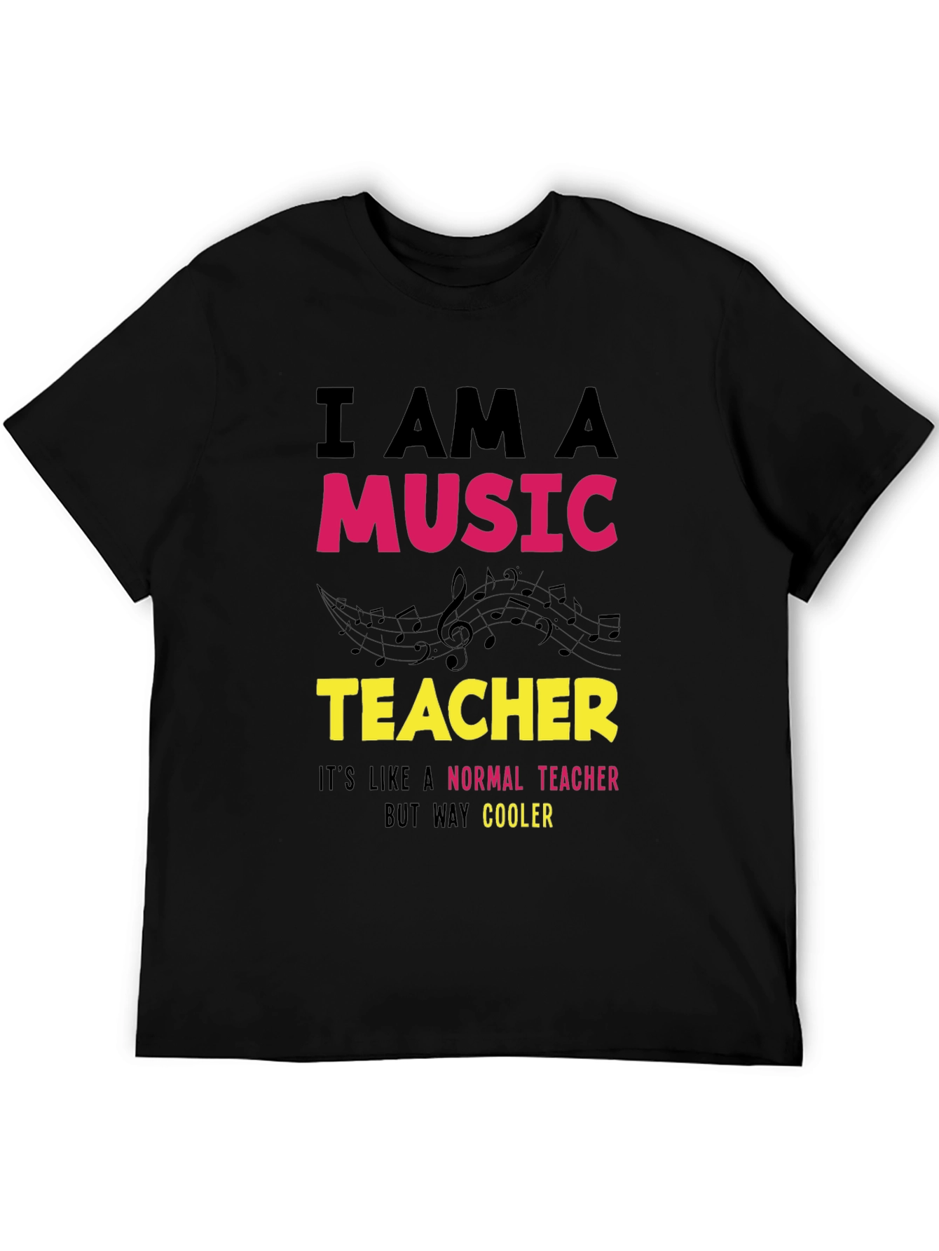 Music Teacher T-Shirt - Way Cooler Than Normal!