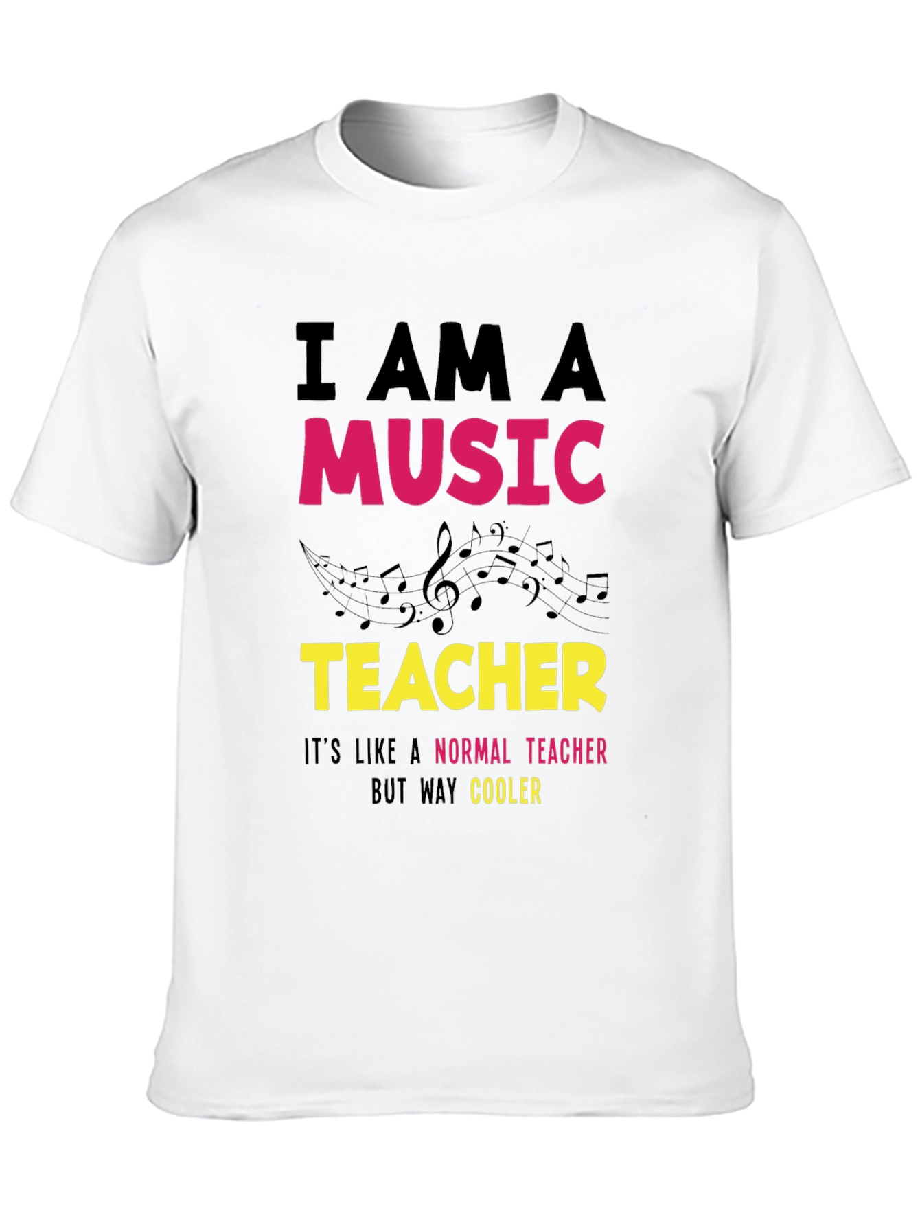 Music Teacher T-Shirt - Way Cooler Than Normal!