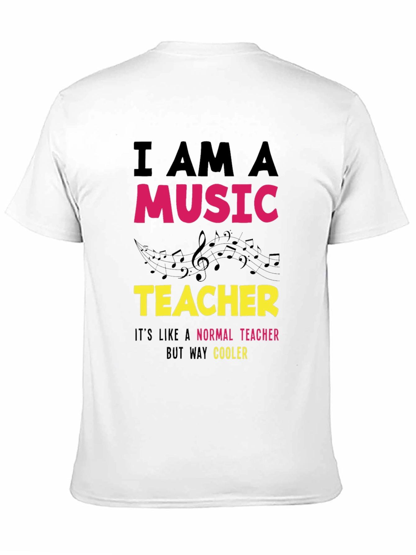 Music Teacher T-Shirt - Way Cooler Than Normal!
