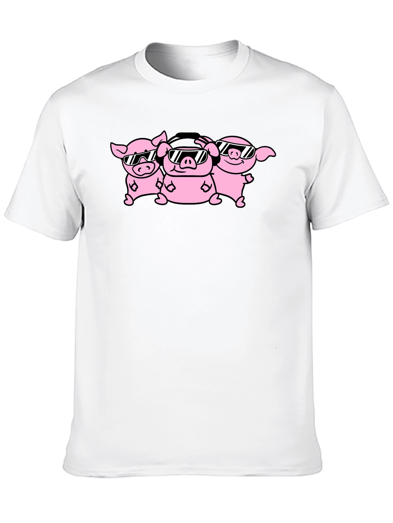 Cool Pig Squad Black T-Shirt