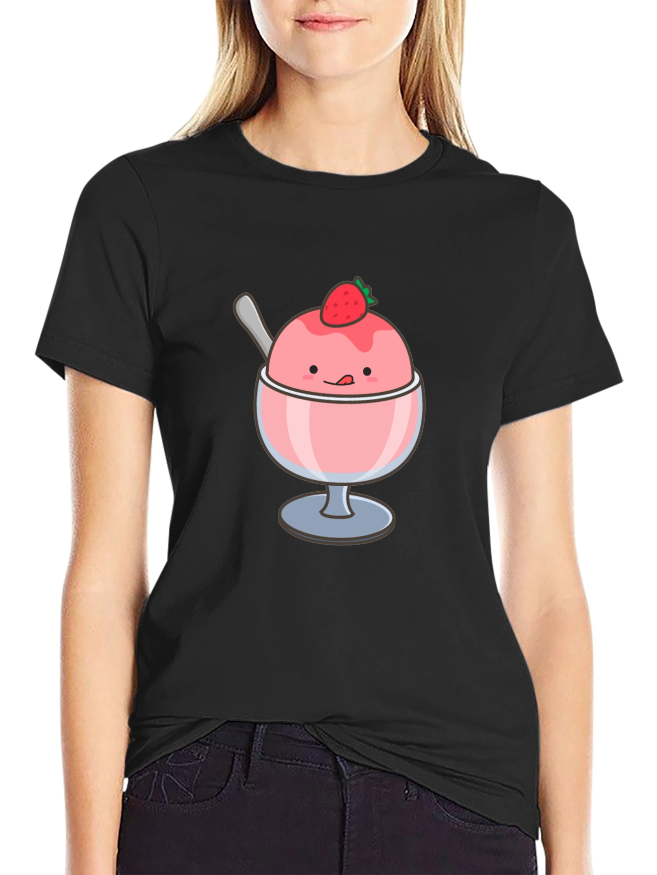 Kawaii Dessert T-Shirt - Cute Ice Cream Graphic Tee