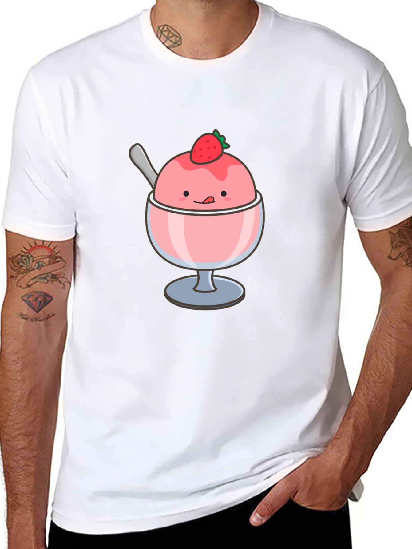 Kawaii Dessert T-Shirt - Cute Ice Cream Graphic Tee