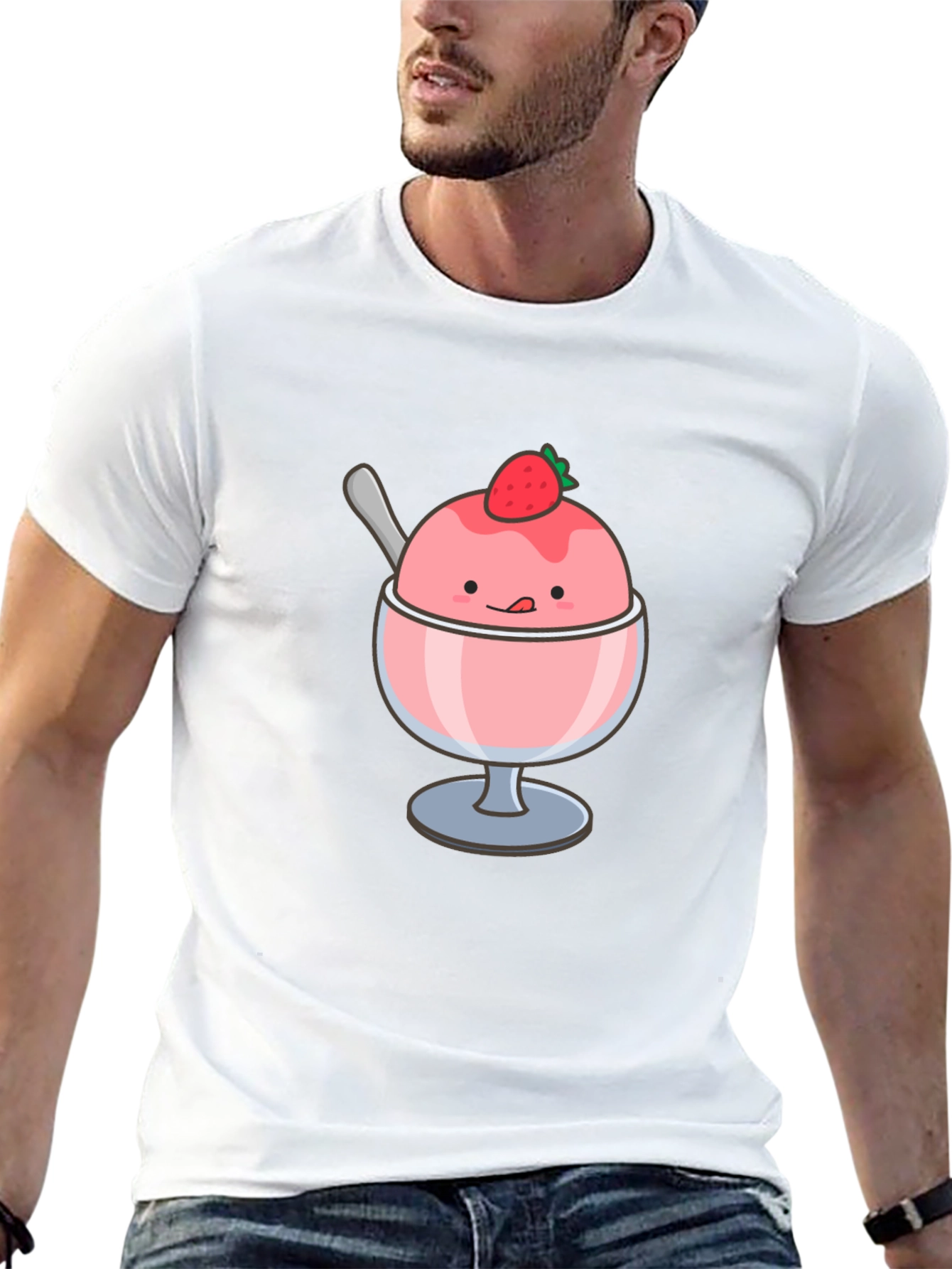 Kawaii Dessert T-Shirt - Cute Ice Cream Graphic Tee
