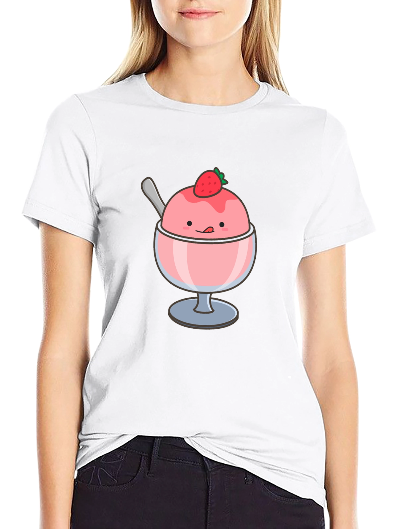 Kawaii Dessert T-Shirt - Cute Ice Cream Graphic Tee